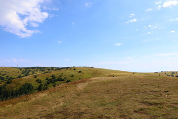 Mountain landscape of Mala Fatra national park located in Slovakia