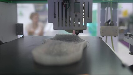  3d printed shoe figure close-up