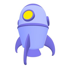 Space Rocket Ship. 3d illustration.