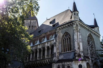 Vajdahunyad Castle, Budapest
Gothic elements of architecture. Photo of the city park - 637735428