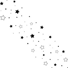 Star Pattern Background.pattern of star doodle.Star hand drawn.	