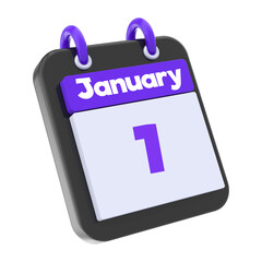 calendar 3d render of day