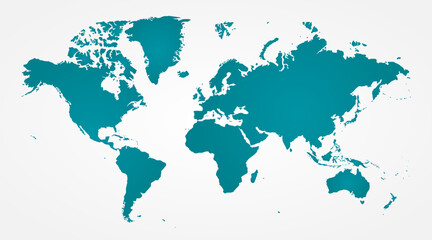 Fototapeta na wymiar Map of the world. World map. Vector design.