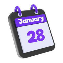 calendar with a date