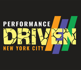 Typography and editable crack text effect quote template vector