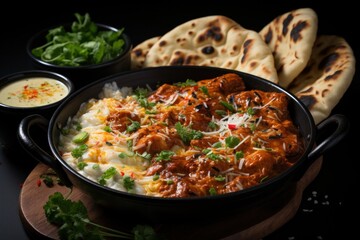 Fototapeta premium Different indian food preparations