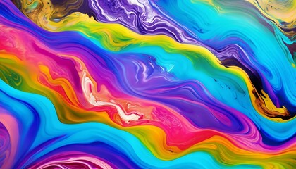 abstract colorful wallpaper Generative AI