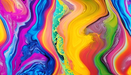 Illustration rainbow color design Generative AI