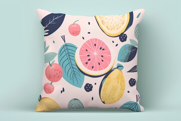 pillows on a bed made by midjourney