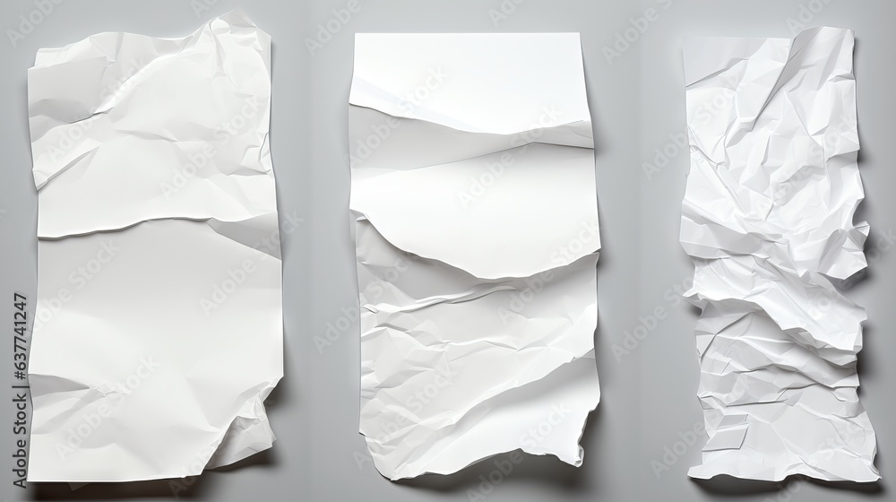 Aufkleber assorted ripped textured paper strips isolated on transparent background - cut-out vintage collage d