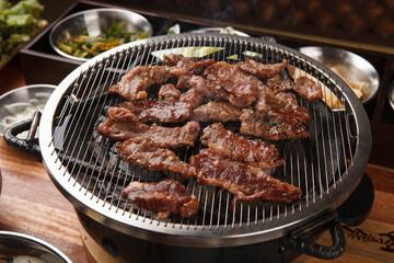 korean style grilled meat