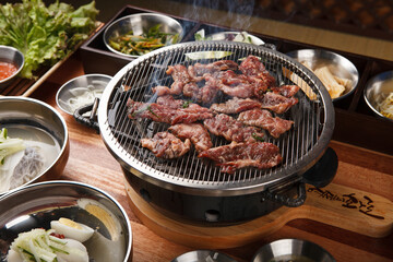 korean style grilled meat