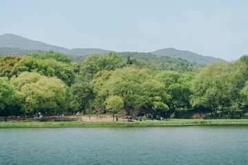 lake in the mountains