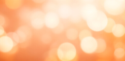 Autumn abstract background with bokeh. New Year Celebration wallpaper. Generative ai art