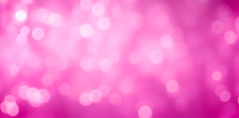 Pink abstract background with bokeh. New Year Celebration wallpaper. Generative ai art