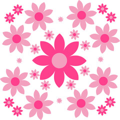 pink flower petal decoration 