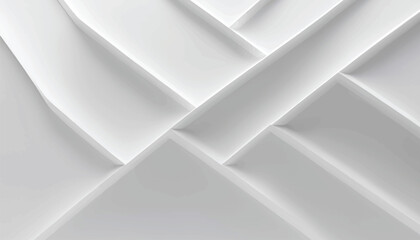 Obraz na płótnie Canvas Abstract white background. Minimal geometric white light background abstract design vector illustration. 