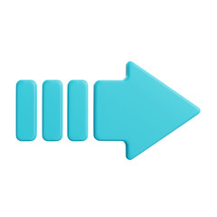 3d triple bold arrows premium icon