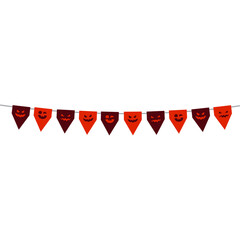 Fototapeta premium Halloween Bunting Flag Ghost