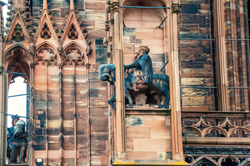 Das berühmte Straßburger Münster, Strassburg, Frankreich