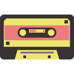 Cassette Retro Element