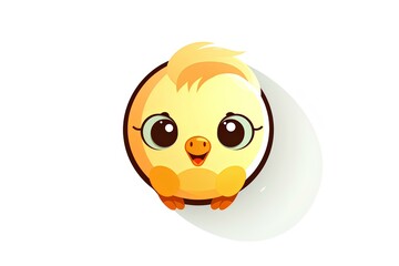 easter egg with a face made by midjourny