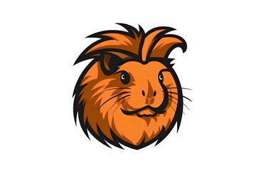 lion head vector made by midjourney	