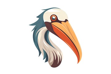 Fototapeta premium illustration of a pelican made by midjourney 