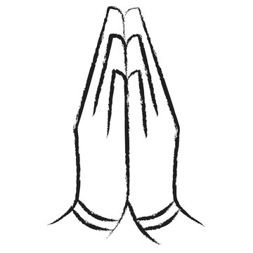 Hand drawn Namaskara icon
