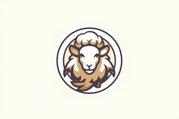 Obraz premium lion head icon made by midjourney 
