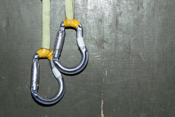 Hiking camping gear equipment for hiking climbing carbine with clutch mountaineering, safety rope,...