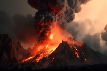 fire in the forest made by midjourney	