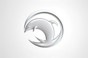 Fototapeta premium illustration of a dolphin made by midjourney