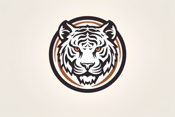 tiger head vector made by midjourney