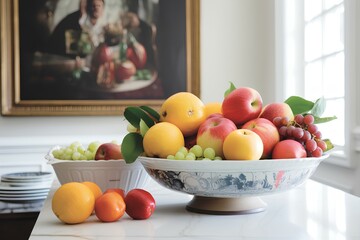 Obraz na płótnie Canvas fruits on the table made by midjourney