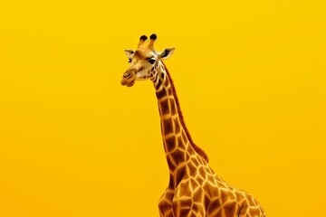 giraffe in the wild made by midjourney © Teo