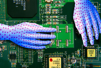 Artificial intelligence, conceptual illustration