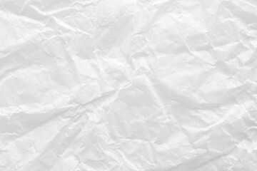 Obraz premium Abstract white crumpled and creased recycle paper texture background