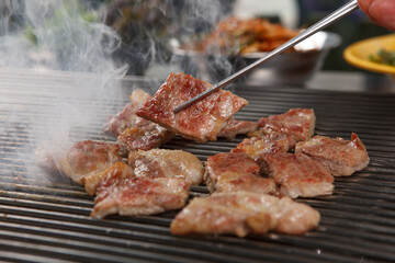 grill bbq steak