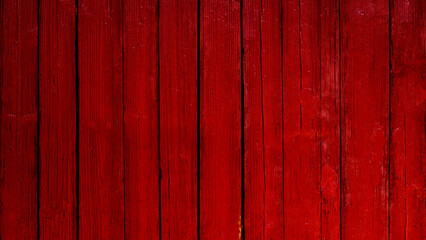 Old and grunge red wood panels used as background