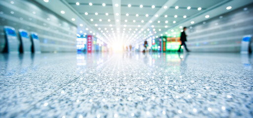 Business center with extremely shallow depth of field
