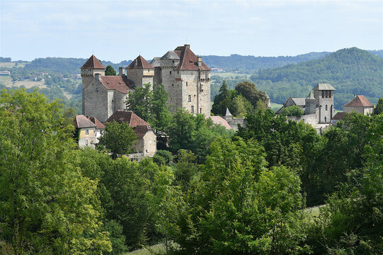 castle in the mountains