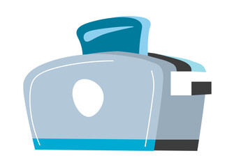 Toaster kitchen appliances for cooking vector