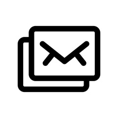 email line icon. vector icon for your website, mobile, presentation, and logo design.