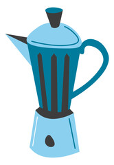 Geyser coffee machine, brewing tasty beverages