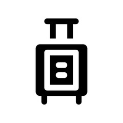 suitcase icon. vector icon for your website, mobile, presentation, and logo design.