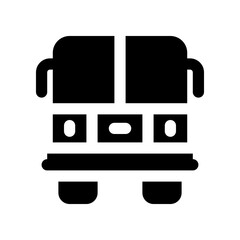 bus icon. vector icon for your website, mobile, presentation, and logo design.