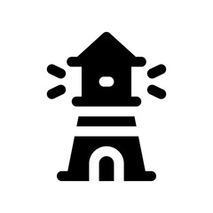 lighthouse icon. vector icon for your website, mobile, presentation, and logo design.