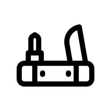 recommend clip art: pocket knife icon. vector icon for your website, mobile, presentation, and logo design.