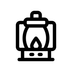 oil lamp icon. vector icon for your website, mobile, presentation, and logo design.